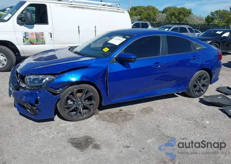 2019 Honda Civic Sport from USA, damaged, VIN 19XFC2F83KE014463